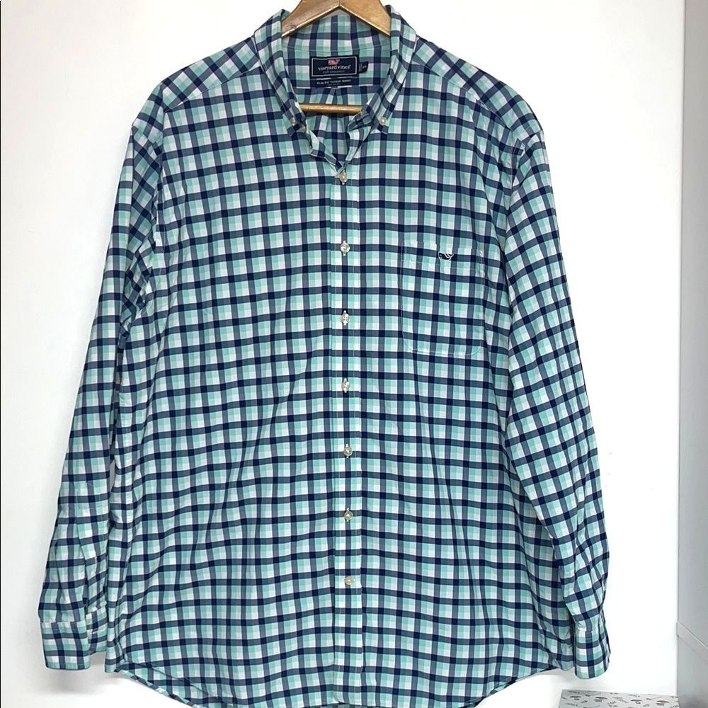 Vineyard Vines XXL Men’s Performance Slim Fit Button Down Shirt #preppy #classic